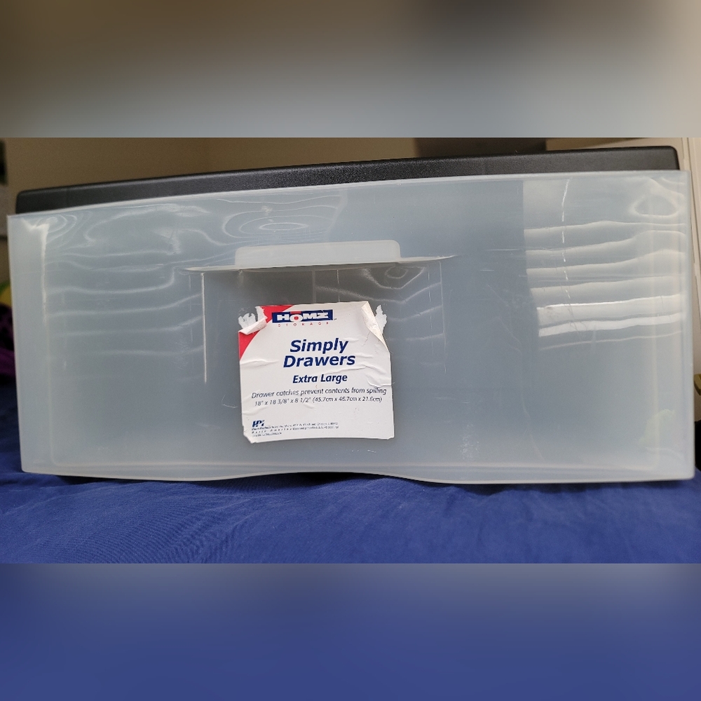 Homz Storage Extra Large Single Drawer Box